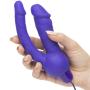 Double O Heaven 10 Function Vibrating Silicone Double Penetration Dildo