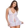 Worldgirl Unwrap Me White Lace Babydoll