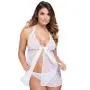 Worldgirl Unwrap Me White Lace Babydoll Worldgirl Unwrap Me White Lace Babydoll