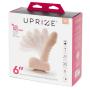 UPRIZE Remote Control Erecting Realistic Dildo Vibrator 6 Inch