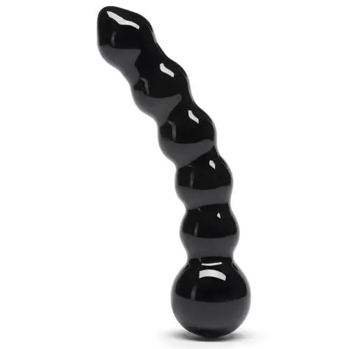 Worldgirl Beaded Sensual Glass Dildo 8 Inch Worldgirl Beaded Sensual Glass Dildo 8 Inch