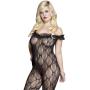 Music Legs Plus Size Bardot Crotchless Bodystocking Music Legs Plus Size Bardot Crotchless Bodystocking