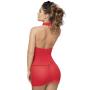 Worldgirl Red Halterneck Mini Dress Worldgirl Red Halterneck Mini Dress