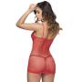 Worldgirl Hourglass Red Mini Dress