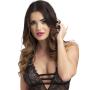 Worldgirl Crotchless Open-Back Lace Body