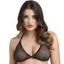 Worldgirl Sheer Triangle Bra and Crotchless G-String Set