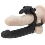 Worldgirl Double Fun Vibrating Rabbit Double Penetration Strap-On