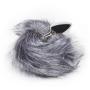 EasyToys Large Aluminium Faux Fur Tail Butt Plug