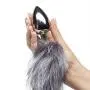 EasyToys Large Aluminium Faux Fur Tail Butt Plug
