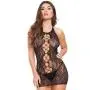 Worldgirl Floral Lace Cut-Out Front Mini Dress Worldgirl Floral Lace Cut-Out Front Mini Dress