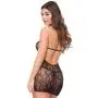 Worldgirl Floral Lace Cut-Out Front Mini Dress Worldgirl Floral Lace Cut-Out Front Mini Dress