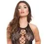 Worldgirl Floral Lace Cut-Out Front Mini Dress Worldgirl Floral Lace Cut-Out Front Mini Dress