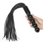 DOMINIX Deluxe Wooden Dildo with Leather Flogger