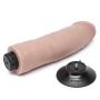 King Cock Vibrating Girthy Realistic Suction Cup Dildo 8.5 Inch