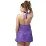 Worldgirl Unwrap Me Purple Lace Babydoll