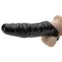 Worldgirl Mega Mighty 3 Extra Inches Black Penis Extender with Ball Loop