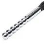 DOMINIX Deluxe Aluminium Dildo with Leather Flogger