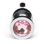 LuxGem Pink Jewelled Metal Butt Plug 4 Inch
