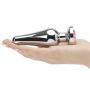 LuxGem Pink Jewelled Metal Butt Plug 4 Inch