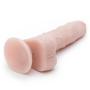 Foreskin Flipper Flexible Beaded Suction Cup Dildo 6.5 Inch