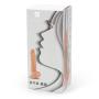 Foreskin Flipper Flexible Beaded Suction Cup Dildo 6.5 Inch