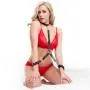 Bondage Boutique Leather Wrist-to-Neck Restraint