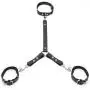 Bondage Boutique Leather Wrist-to-Neck Restraint