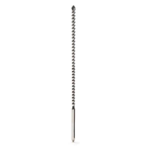 Sextreme 8mm Double Ended Stainless Steel Ribbed Urethral Dilator