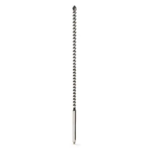 Sextreme 8mm Double Ended Stainless Steel Ribbed Urethral Dilator