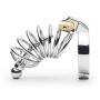 Impound Corkscrew Male Chastity Cage with Urethral Sound