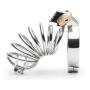 Impound Corkscrew Male Chastity Cage with Urethral Sound