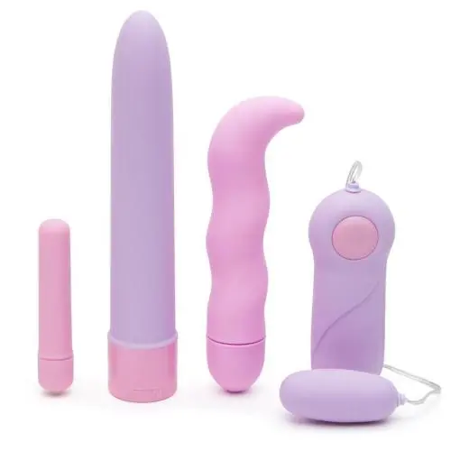 Worldgirl First Time Fun Vibrator Starter Kit (4 Piece) Worldgirl First Time Fun Vibrator Starter Kit (4 Piece)