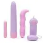 Worldgirl First Time Fun Vibrator Starter Kit (4 Piece) Worldgirl First Time Fun Vibrator Starter Kit (4 Piece)