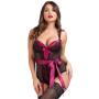 Worldgirl Moonlight Black Crotchless Plunge Body