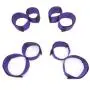 Purple Reins Double Leg and Arm Restraint Set