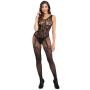Worldgirl Crotchless All-in-One Floral Lace Bodystocking