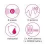 Worldgirl Thrill Seeker 10 Function Remote Control Love Egg Vibrator