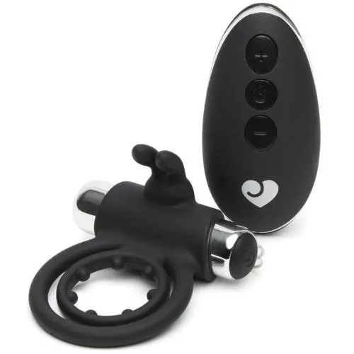 Worldgirl Rabbit Rocker 10 Function Remote Control Vibrating Cock Ring