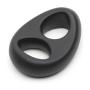 Worldgirl Double Ring Stretchy Silicone Cock and Ball Ring
