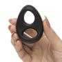 Worldgirl Double Ring Stretchy Silicone Cock and Ball Ring