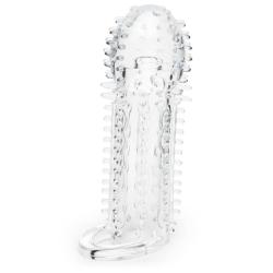 Worldgirl 2 Extra Inches Clear Textured Penis Extender