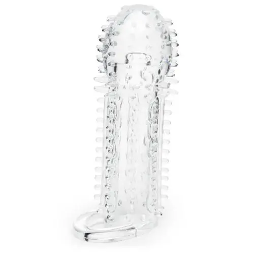 Worldgirl 2 Extra Inches Clear Textured Penis Extender Worldgirl 2 Extra Inches Clear Textured Penis Extender