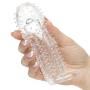 Worldgirl 2 Extra Inches Clear Textured Penis Extender