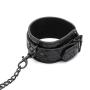 Bondage Boutique Black Rose Wrist-to-Collar Restraint Set