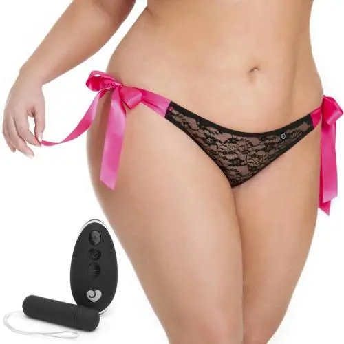 Worldgirl Plus Size Hot Date 10 Function Remote Control Vibrating Knickers