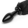 DOMINIX Deluxe Glass Faux Fur Animal Tail Butt Plug