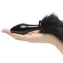 DOMINIX Deluxe Glass Faux Fur Animal Tail Butt Plug