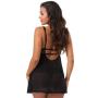 Worldgirl Love Me Black Lace Soft Cup Babydoll Set