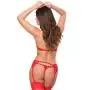 Worldgirl Red Underwired Halterneck Bra and Suspender Set Worldgirl Red Underwired Halterneck Bra and Suspender Set