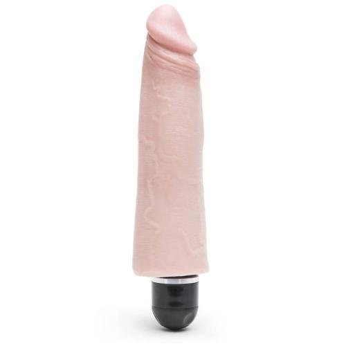 King Cock Extra Quiet Realistic Dildo Vibrator 8 Inch